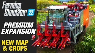 NEW MAP, CROPS AND PRODUCTIONS! - Farming Simulator 22 Premium Expansion