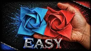 Origami Rose Tutorial | Paper Rose by Toshikazu Kawasaki