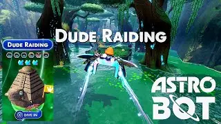 DUDE RAIDING ALL BOTS AND PUZZLE PIECES | Astro Bot
