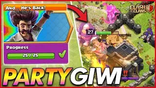 BEST TH9 ARMY FOR THE PARTY WIZARD EVENT!! | Town Hall 9 Let's Play - Clash of Clans