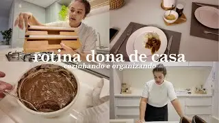Organizadores novos, como eu faço carne de panela, rotina dona de casa e receita de bolo saudável