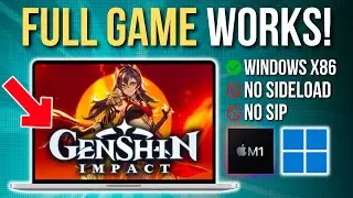 Играйте в Genshin Impact на компьютерах Mac с ОС M1/M2/M3: полная версия для Windows, БЕЗ ЗАГРУЗК...