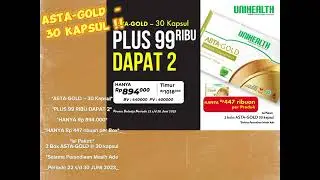 WOW!! promo terbaru ASTA-GOLD. baca deskripsi untuk info selengkapnya 🤗💥