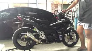 Sniper155r x #leovince soundcheck @raysrider