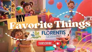 My Favorite Things | ESL Song for Kids Vocabulary Song for Beginners (Food, Toys, Colors, Animals)