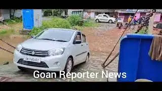 Goan Reporter News :: Heavy Rain fall in pernem taluka, Many Areas Flooded