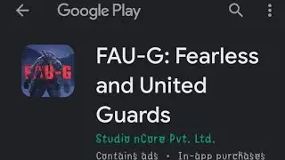 FAUG GAME LAUNCH ON PLAY STORE 🔥🔥