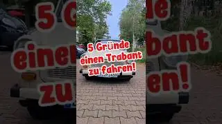 5 Gr&uuml;nde einen Trabant zu fahren. #oldtimer #automobile #autofahrt #trabant #ddr