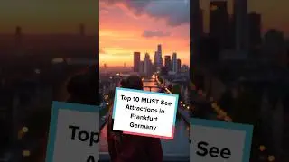 Top 10 MUST SEE attractions in Frankfurt Germany #shorts #frankfurt #germany