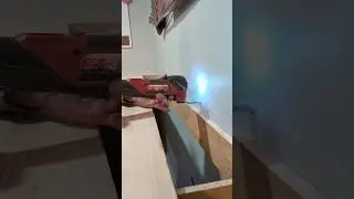 Fitting a countertop into a wall perfectly carpentry #construction