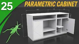 Parametric Cabinet Design in Grasshopper | Rhino Tutorial