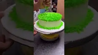 Jungle Theme Cake Decoration #shorts #chefakashgupta