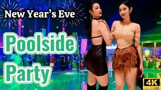 2026 New Year Night Countdown Party at Sedona Outdoor Pool Yangon, Myanmar. (Burma)