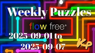 Flow Free - Weekly Puzzles - Star Field Challenge - 2025-09-01 to 07 - September 1st to 7th 2025