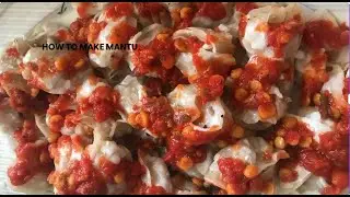 how to make mantu?