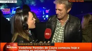 Festival Vodafone Paredes de Coura 2015 - Entrevista Adolfo Lux&uacute;ria Canibal 19/08/2015