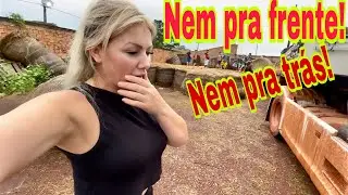 Quase perco o frete porque não entra na balsa! 