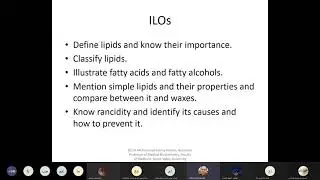 Biochemistry of Lipids, part-1