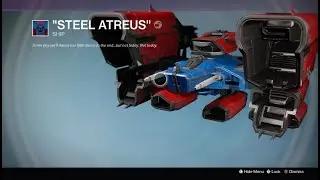 Destiny 1 Steel Atreus legendary ship drop