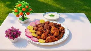 Desi Style Fried Chili Chicken Recipe | Fry Red Chili Chicken | Quick Starter Snack