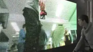 interactive on LED wall 3x5 m. by Kodisoft