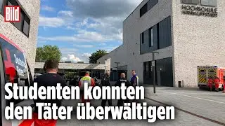 Amok-Alarm in Hamm (NRW): Messer-Attacke an Hochschule