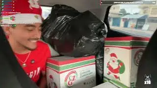 DIMOS VIVERES  Y JUGUETES A PERSONAS NECESITADAS POR NAVIDAD 🎅 | ElAlexioh