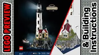 PREVIEW: 21335, LEGO IDEAS, Motorized Lighthouse​ & Building Instructions! LEGO 2023