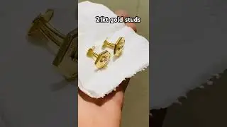 21 kt gold studs hand made #ring #handjewelry