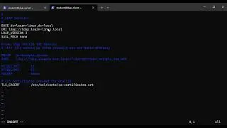 LDAP Part Two Set up LDAP Client   Configure nscd Debian