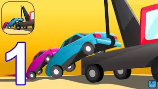 Tow N Go - Gameplay Walkthrough Part 1 Tutorial Tow All The Cars With The Coolest Truck (Android)
