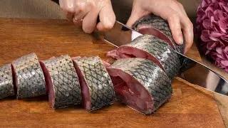 Рецепт карпа по-корейски! Этот трюк я узнал от старого рыбака!