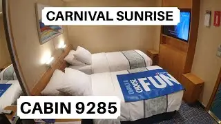 Carnival Sunrise Cabin 9285 Category 4H - Interior Stateroom