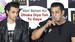 Salman Khan Publicly WARNS Brother-In-Law to be faithful to his Sister