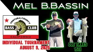 LIVIN' & LEARNIN' VCBC INDIVIDUAL BASS FISHING TOURNAMENT - LAKE CASITAS - AUGUST 9, 2025