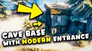 Cave Base with Modern Entrance | VALHEIM