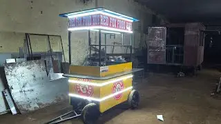 फास्ट फूड Stall न्यू मॉडल ऑल डिजाइन मैन्युफैक्चरिंग करते है food card factory