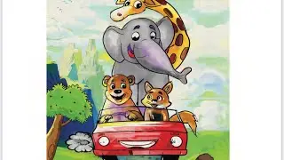 Class 1 English unit 2 (cartoon video)A jungle Ride