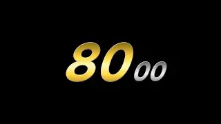 80 Minute Timer - Gold & Silver
