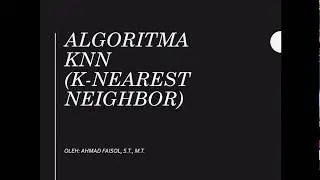 Belajar Data Mining - Algoritma KNN