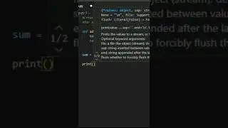 Creating a basic function for addition using Python