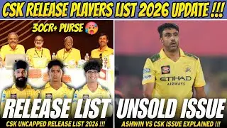 CSK опубликовала обновление списка игроков! Мини-аукцион IPL 2026