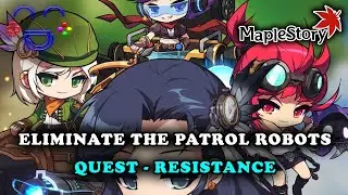 Eliminate the Patrol Robots - Maplestory Claudine's Quest