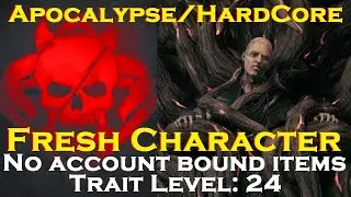 Remnant: From the Ashes: Root Mother, Apocalypse, Hardcore, Fresh Character, Trait Level: 24.