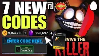 *НОВЫЕ КОДЫ* ​​ROBLOX SURVIVE THE KILLER КОДЫ 2025 | КОДЫ SURVIVE THE KILLER | SURVIVE THE KILLER