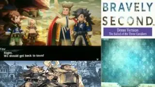 [3DS] Bravely Second Demo - Boss Battle Ba'al V: Urchin [Hard Difficulty]