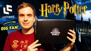 Unboxing Wizarding World Lootcrate 2020. I Am a Big Harry Potter Fan!