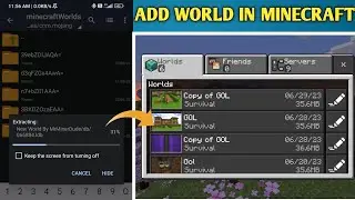 How to Add /Import ZIP FILE /MCPACK in Minecraft Pocket Edition 1.20 Hindi