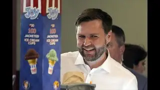 JD Vance visits Wisconsin ice cream shop in campaign pit stop