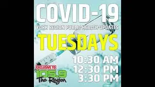 COVID 19 update from York Region's Associate Medical Officer of Health Dr. Richard Gould (31/08/21)